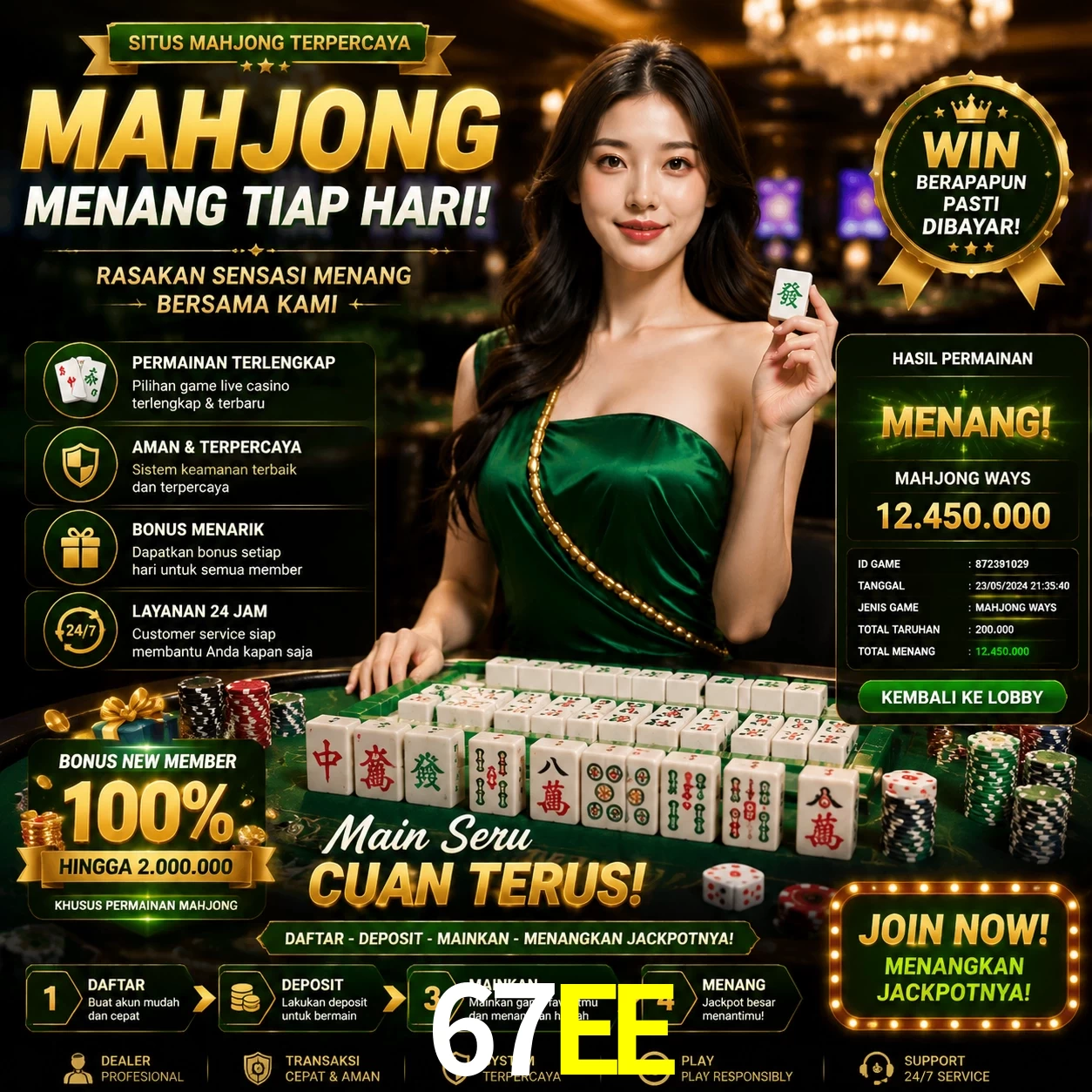 Cashback VIP 67EE - reembolso semanal